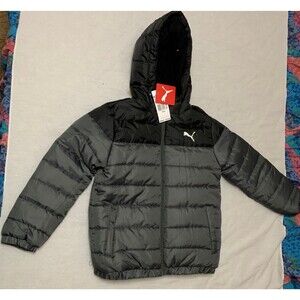 NWT PUMA BOYS HOODED JACKET COAT SIZE 8